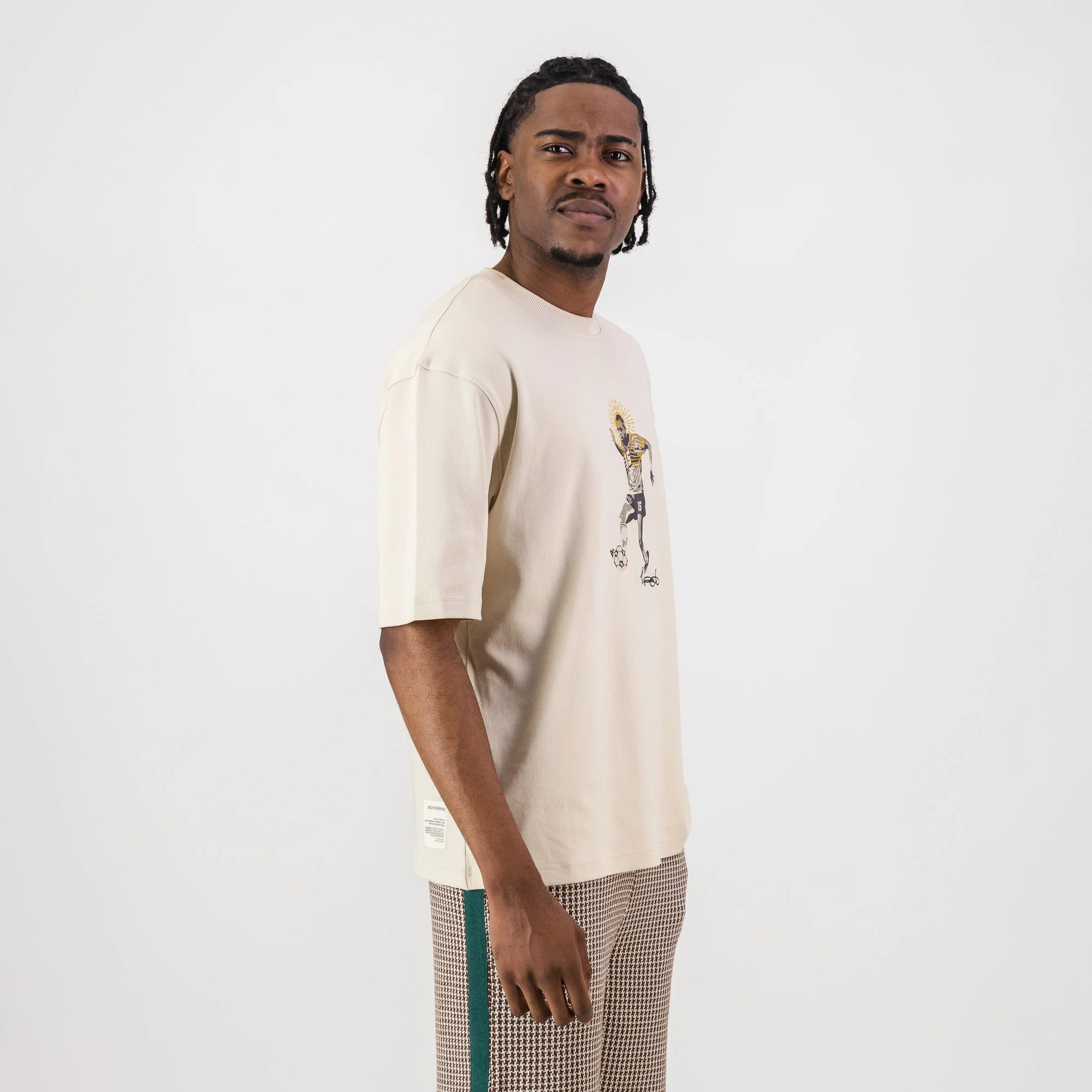 Doctor Khumalo Boxy Crew Tee-Ivory - Image 3
