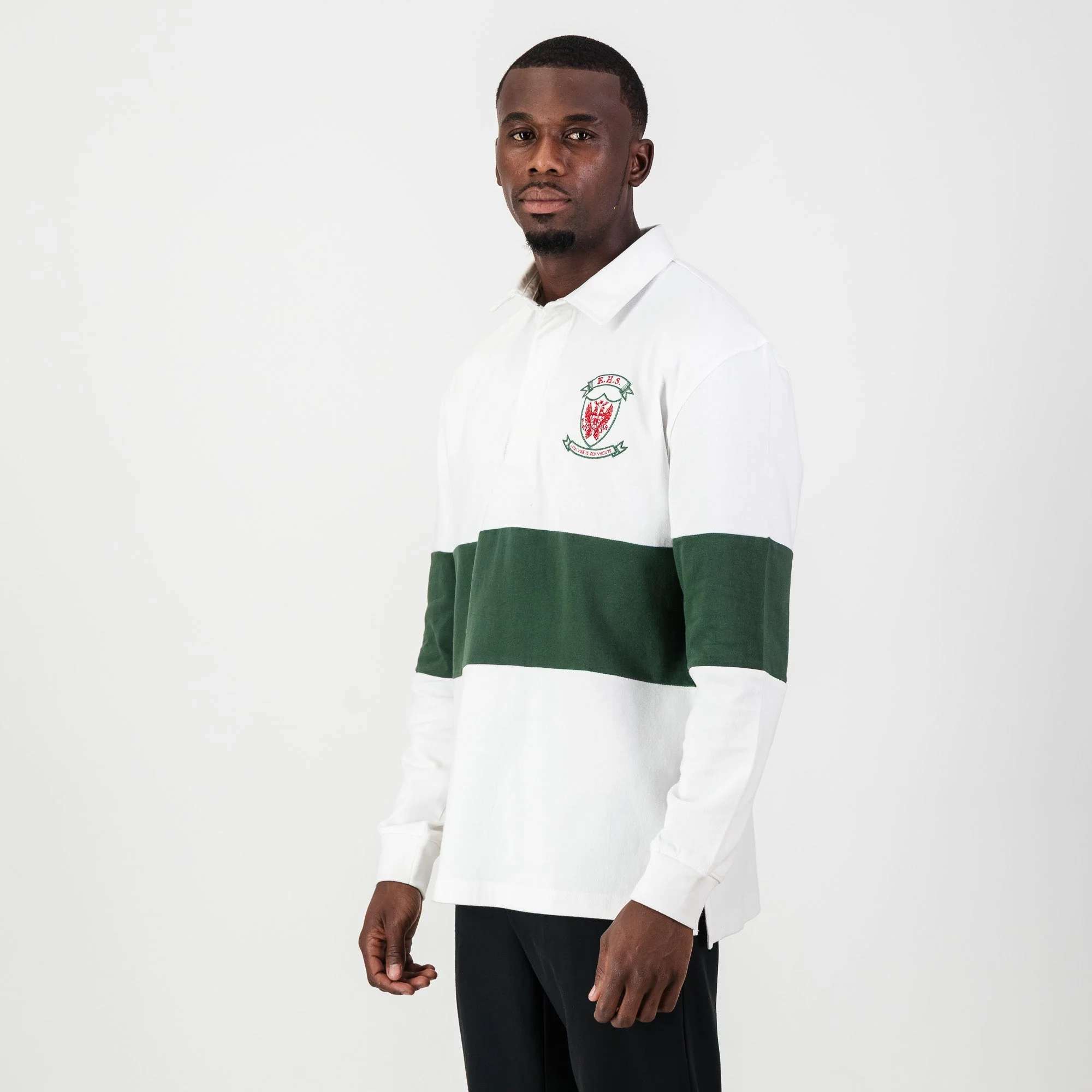 Schools Ermelo Hoerskool LS Rugby Jersey-White - Image 4