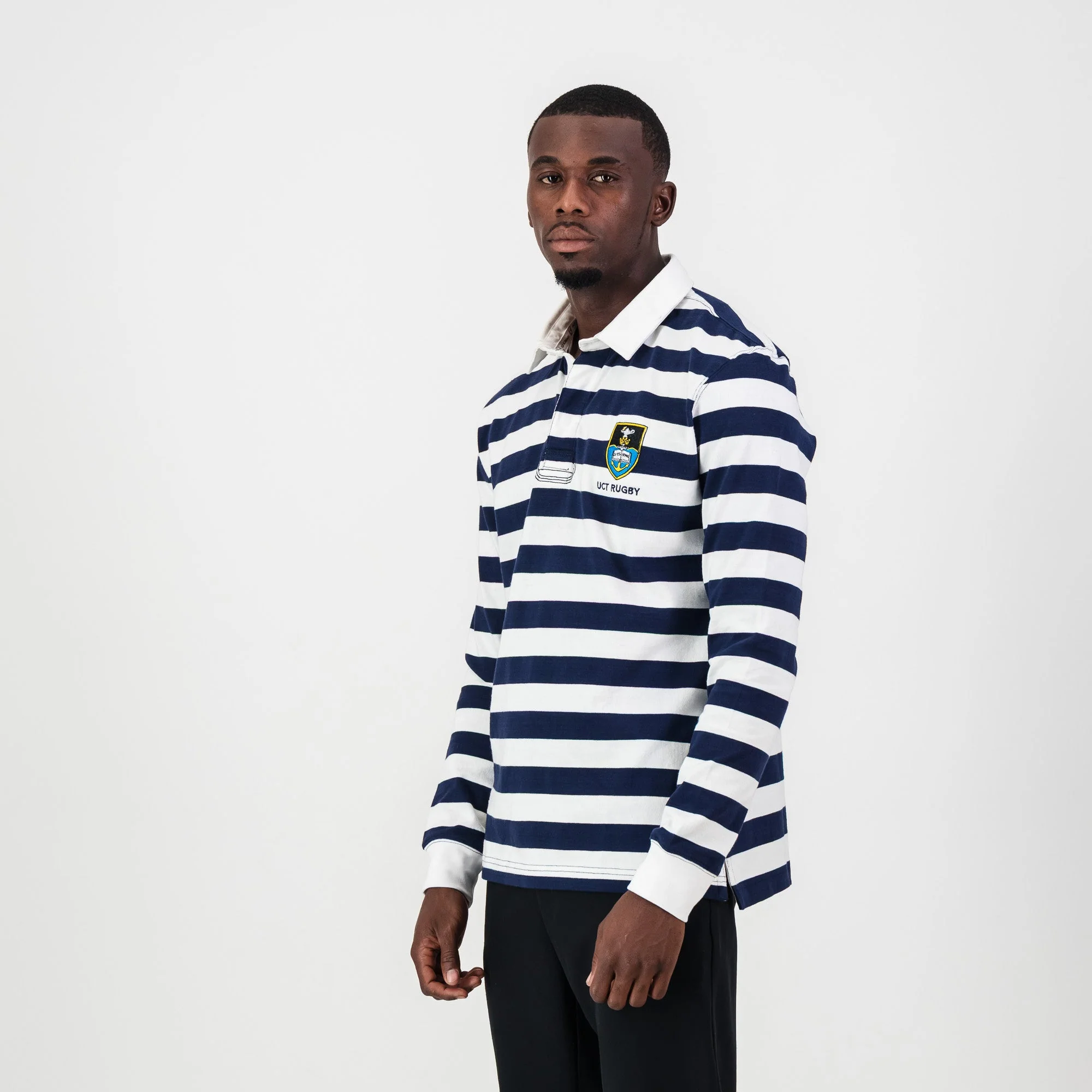 Schools Ikeys Varsity Cup YD LS Rugby Jersey-Navy - Image 4