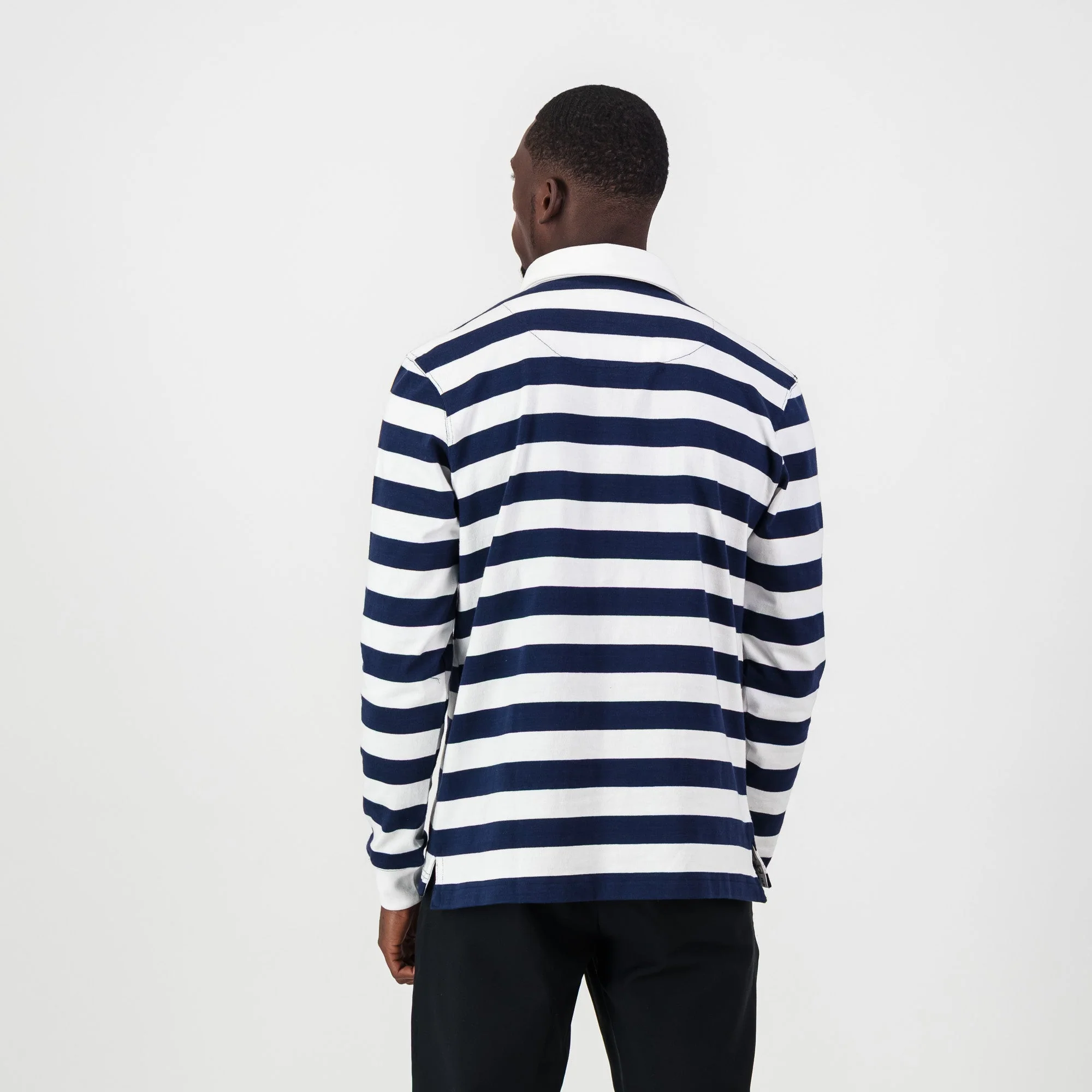Schools Ikeys Varsity Cup YD LS Rugby Jersey-Navy - Image 5