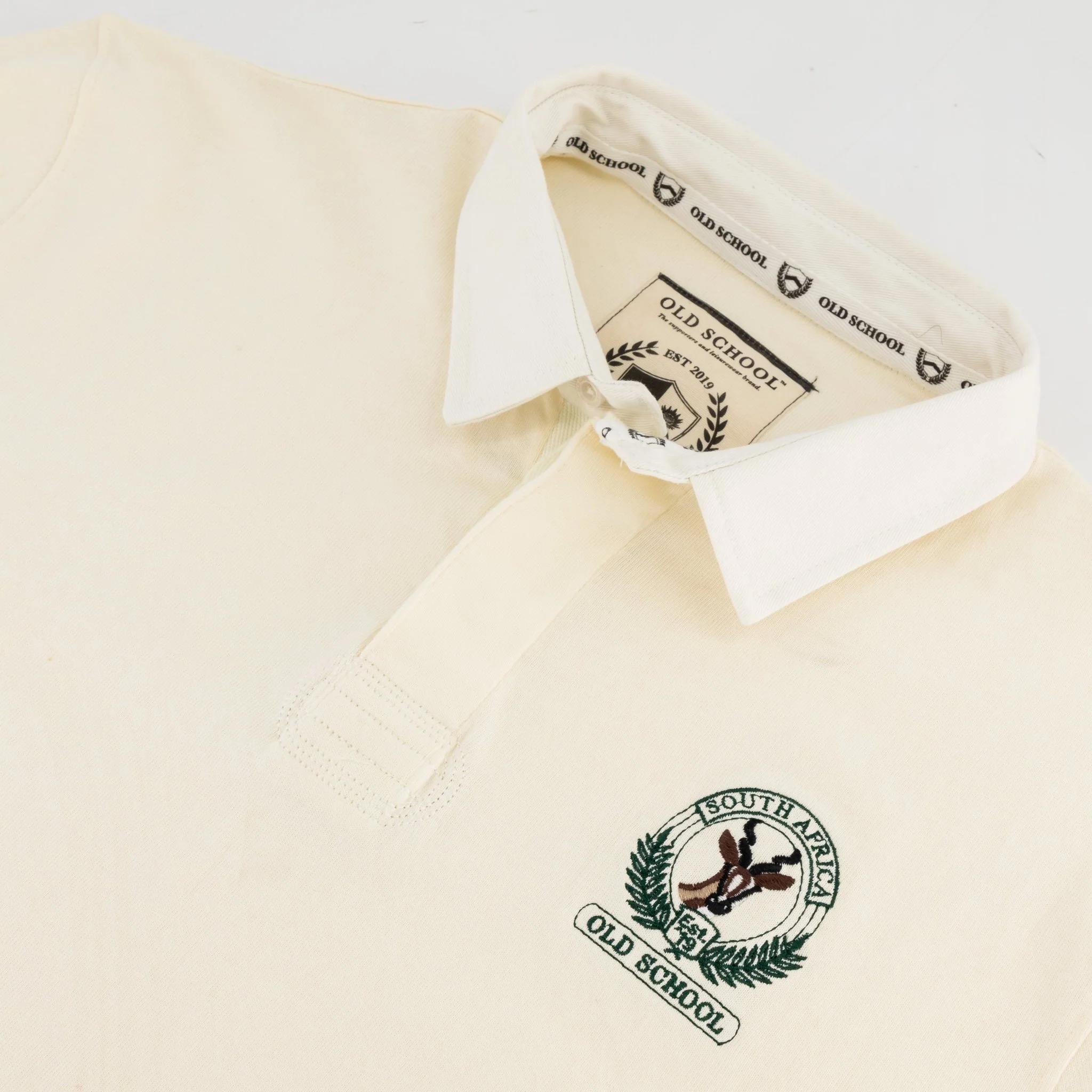 SA Supporters Badge LS Rugby Jersey-Ivory - Image 6