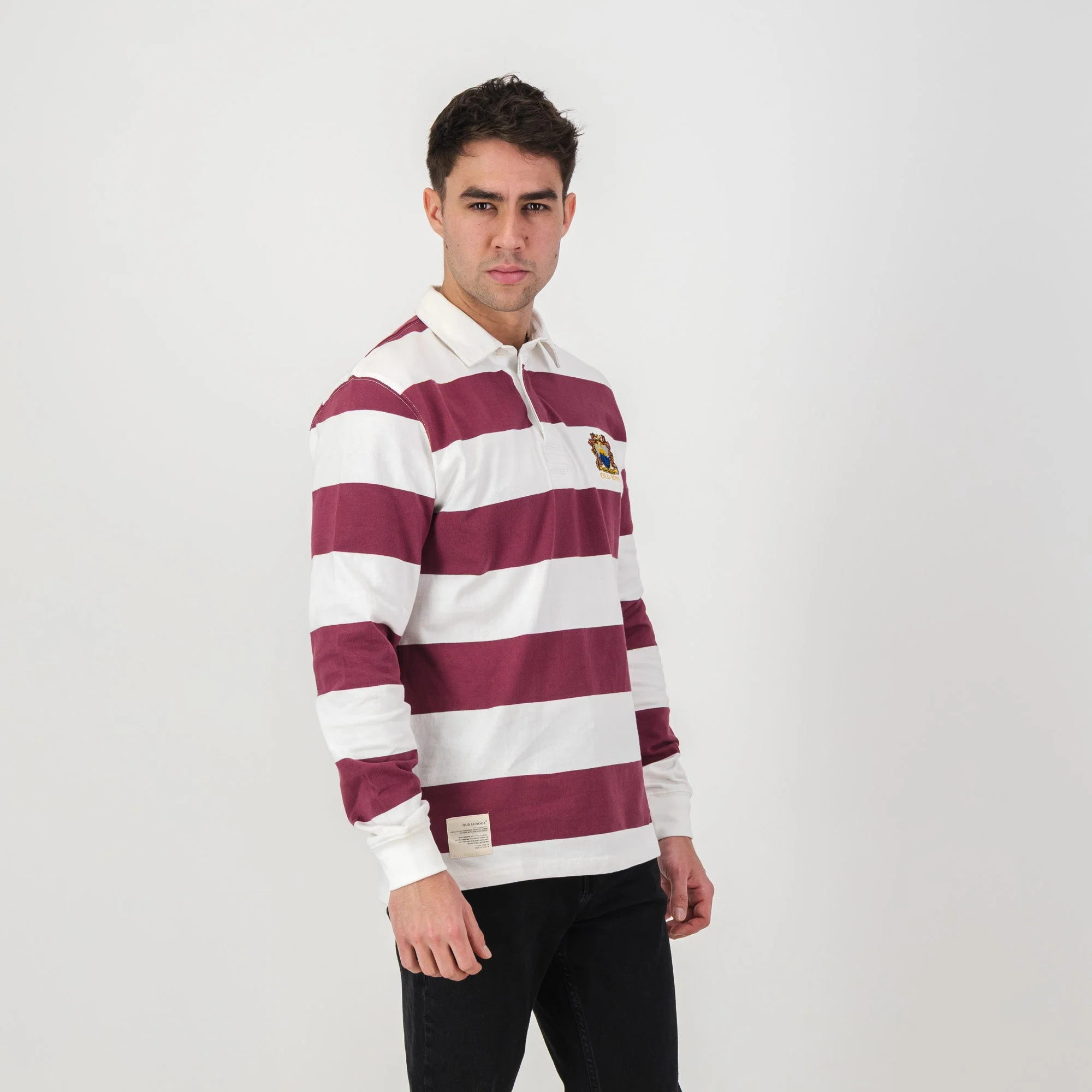 Schools Paul Roos LS Rugby Jersey-White - Image 3