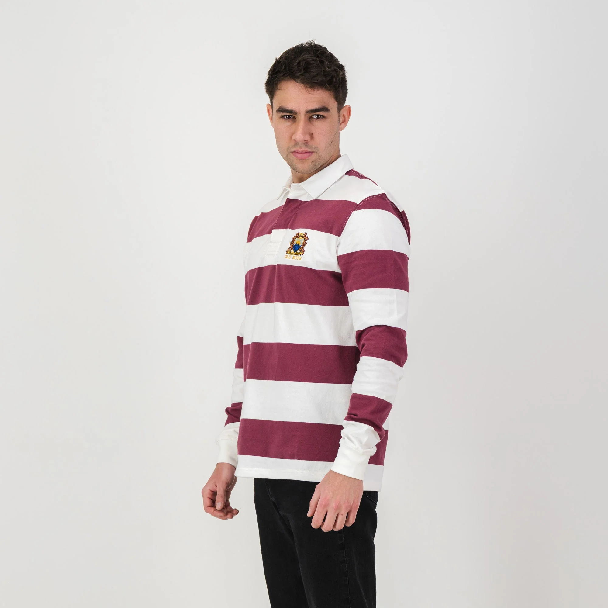 Schools Paul Roos LS Rugby Jersey-White - Image 4