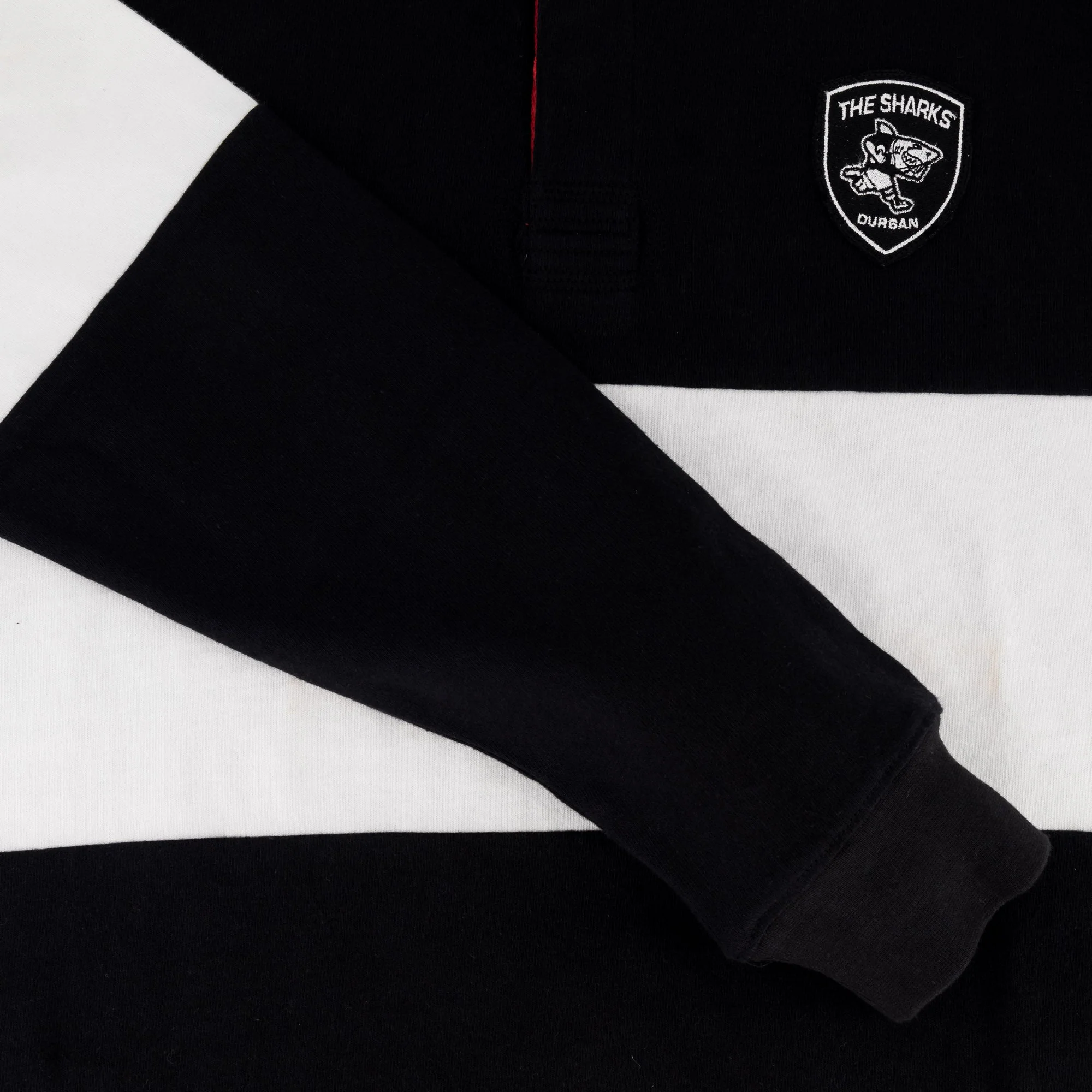Provincial Sharks LS Rugby Jersey-Black - Image 6
