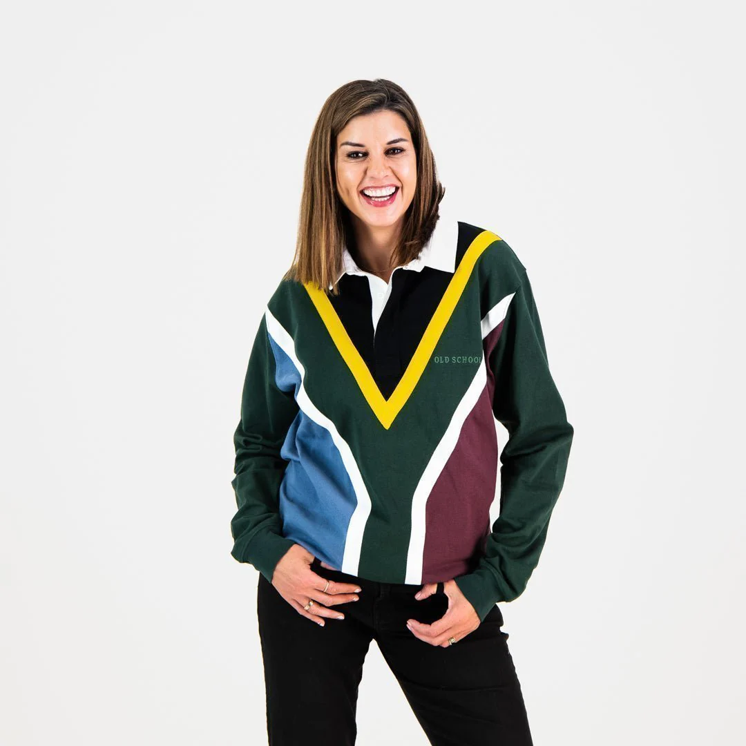 SA Supporters Flag LS Rugby Jersey-OS Green - Image 6