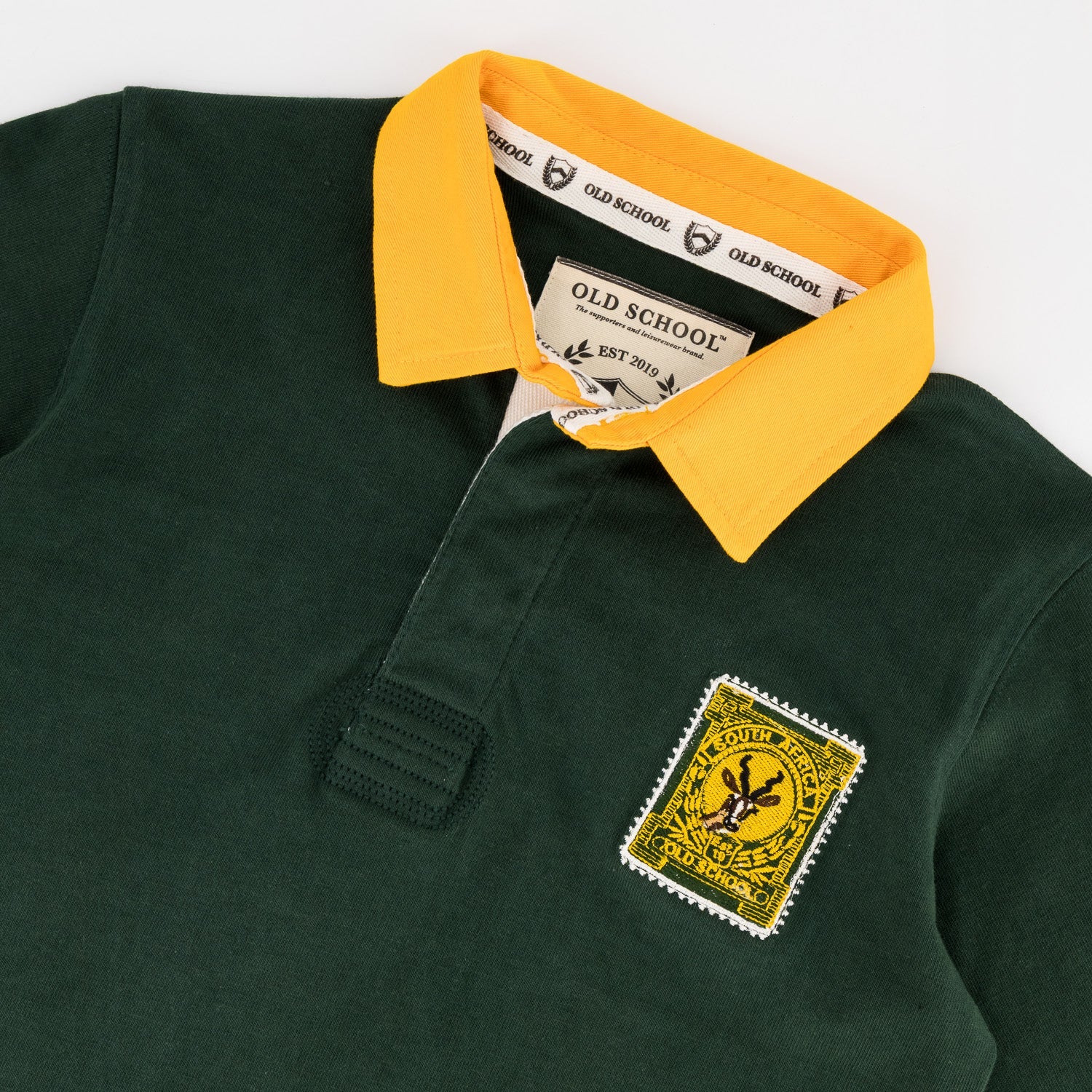 SA Supporters Kids LS Rugby Jersey-OS Green - Image 6