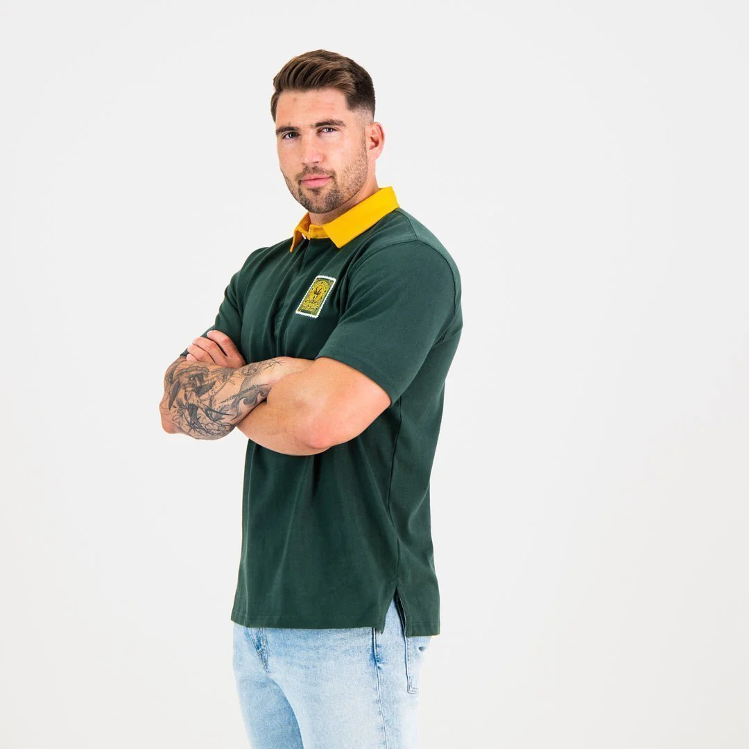SA Supporters Classic SS Rugby Jersey-OS Green - Image 3