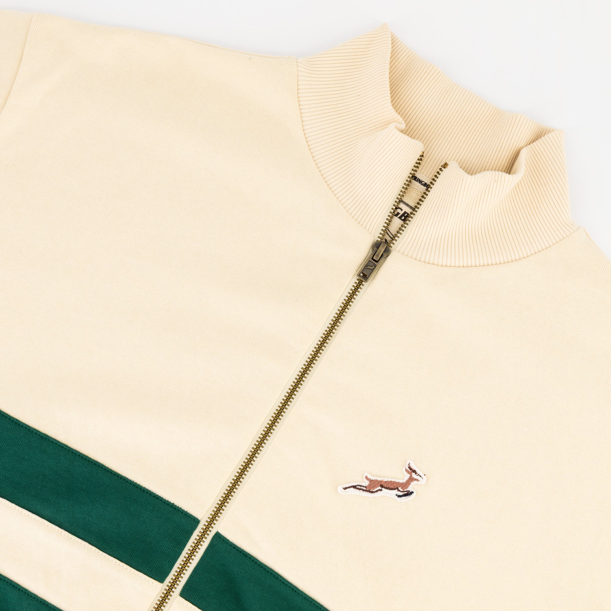 Springboks CB Zip Through Sweat-OS Green - Image 6