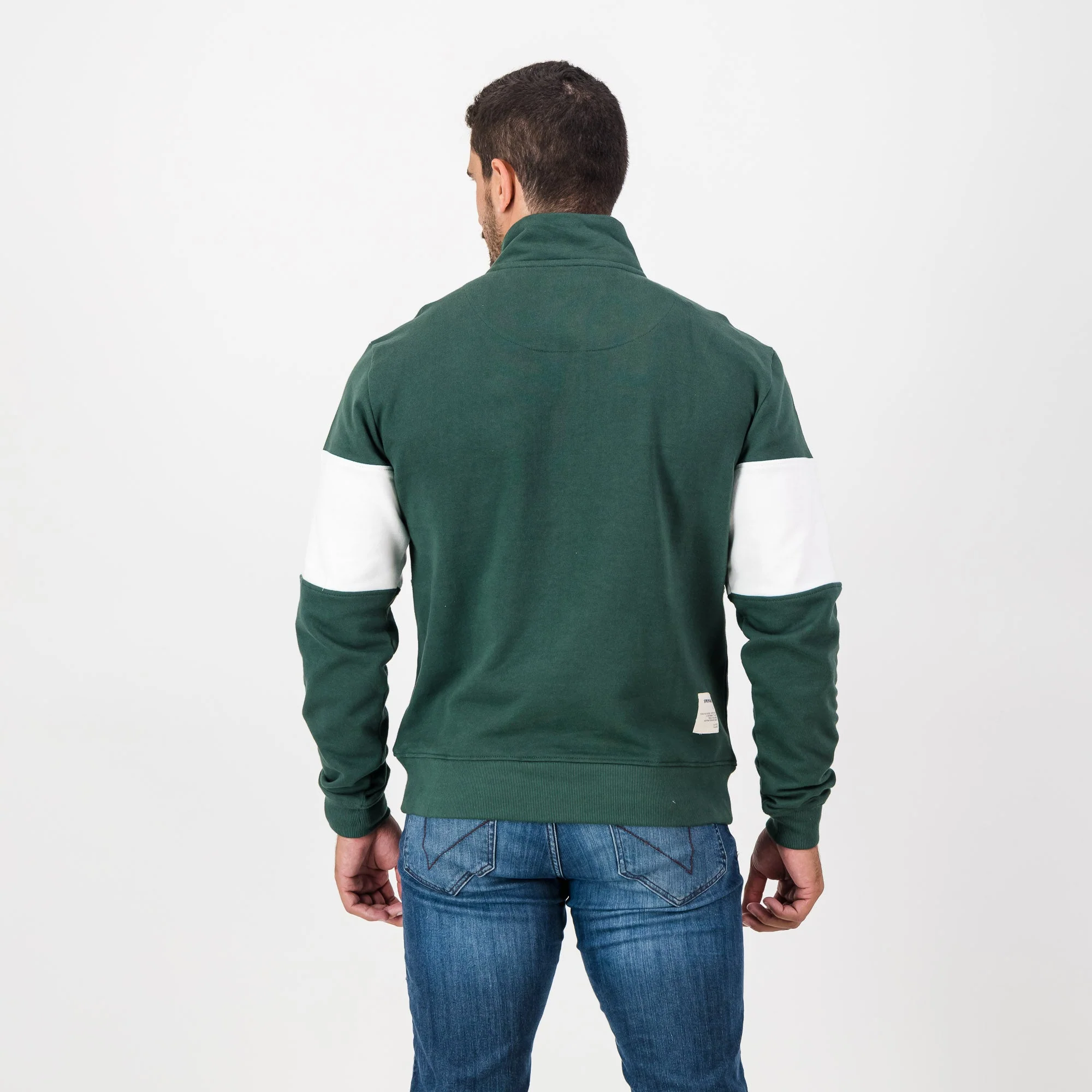 Springboks Classic Hoop Quarter Zip-OS Green - Image 5