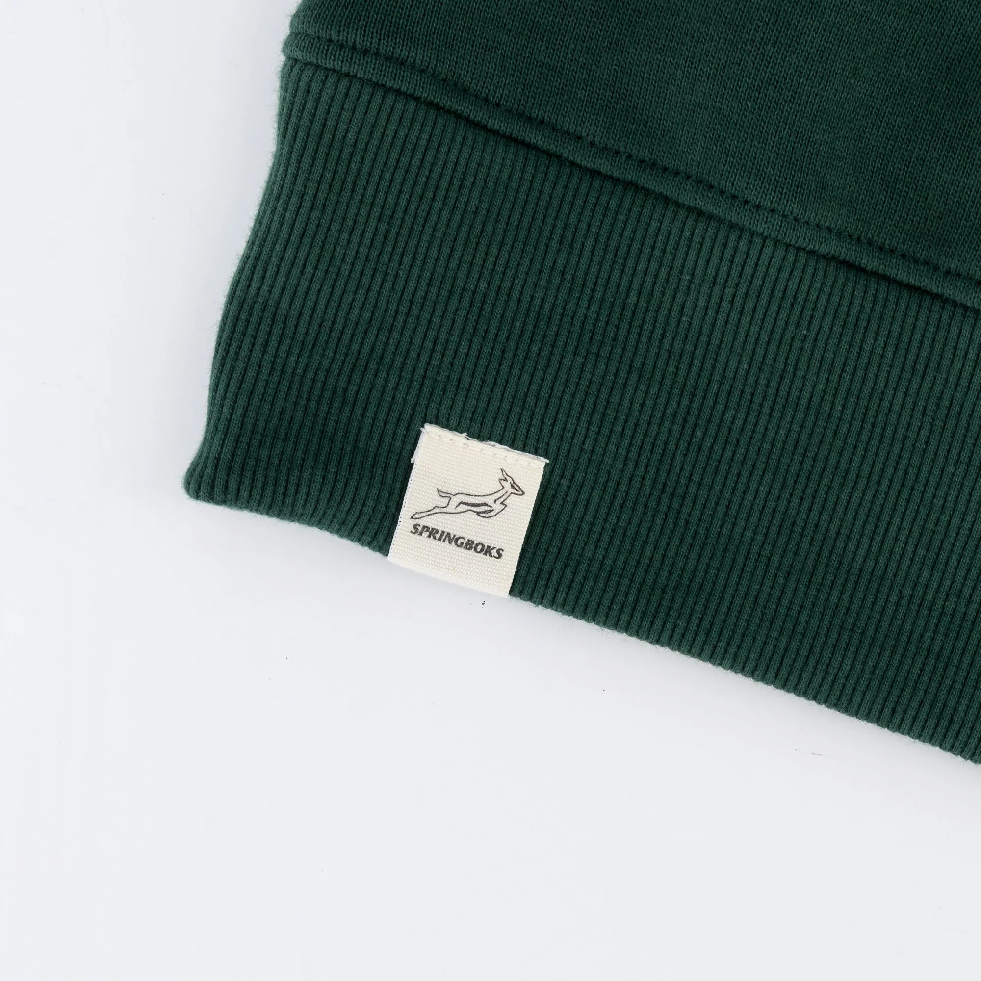 Springboks Classic Hoop Quarter Zip-OS Green - Image 7
