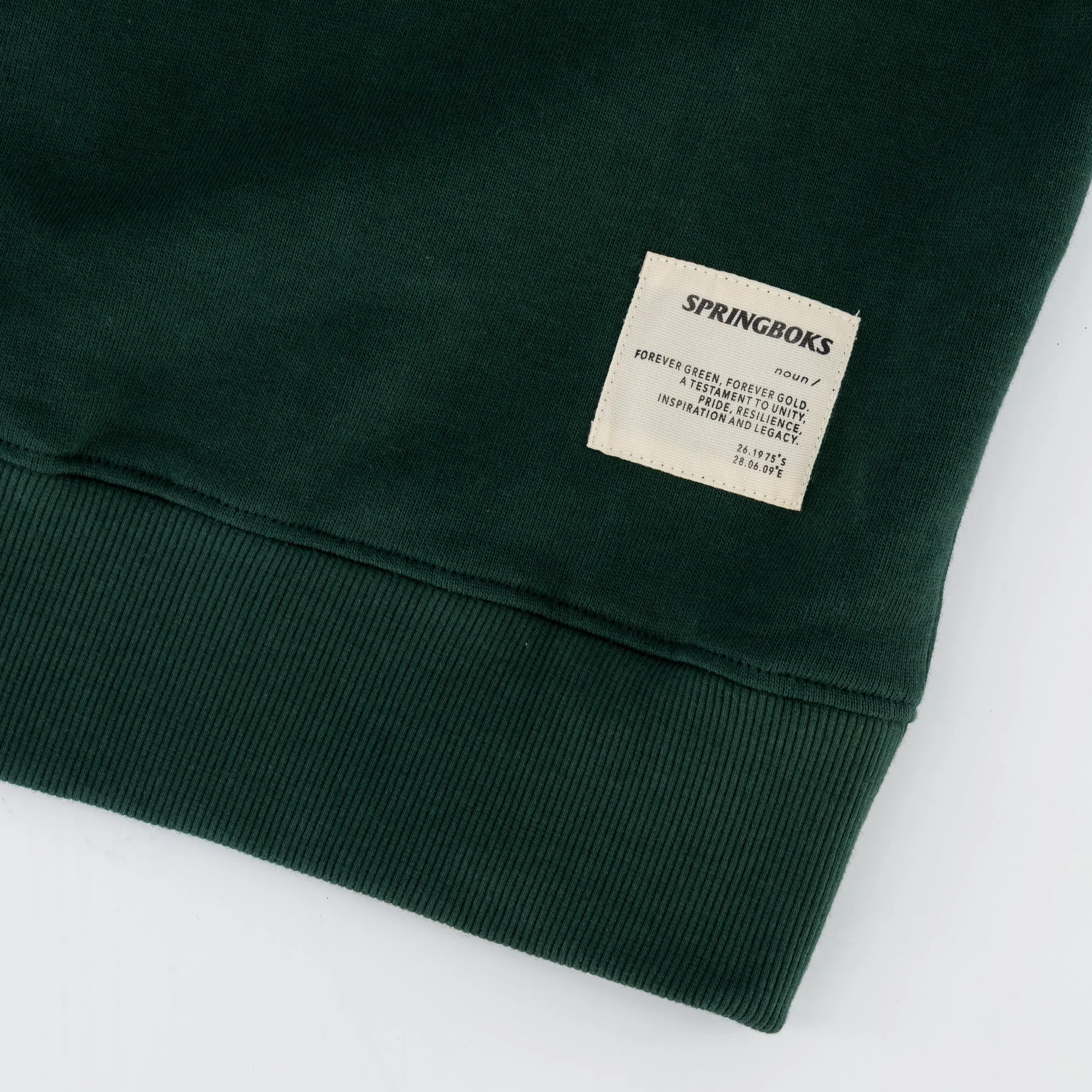 Springboks Classic Hoop Quarter Zip-OS Green - Image 8