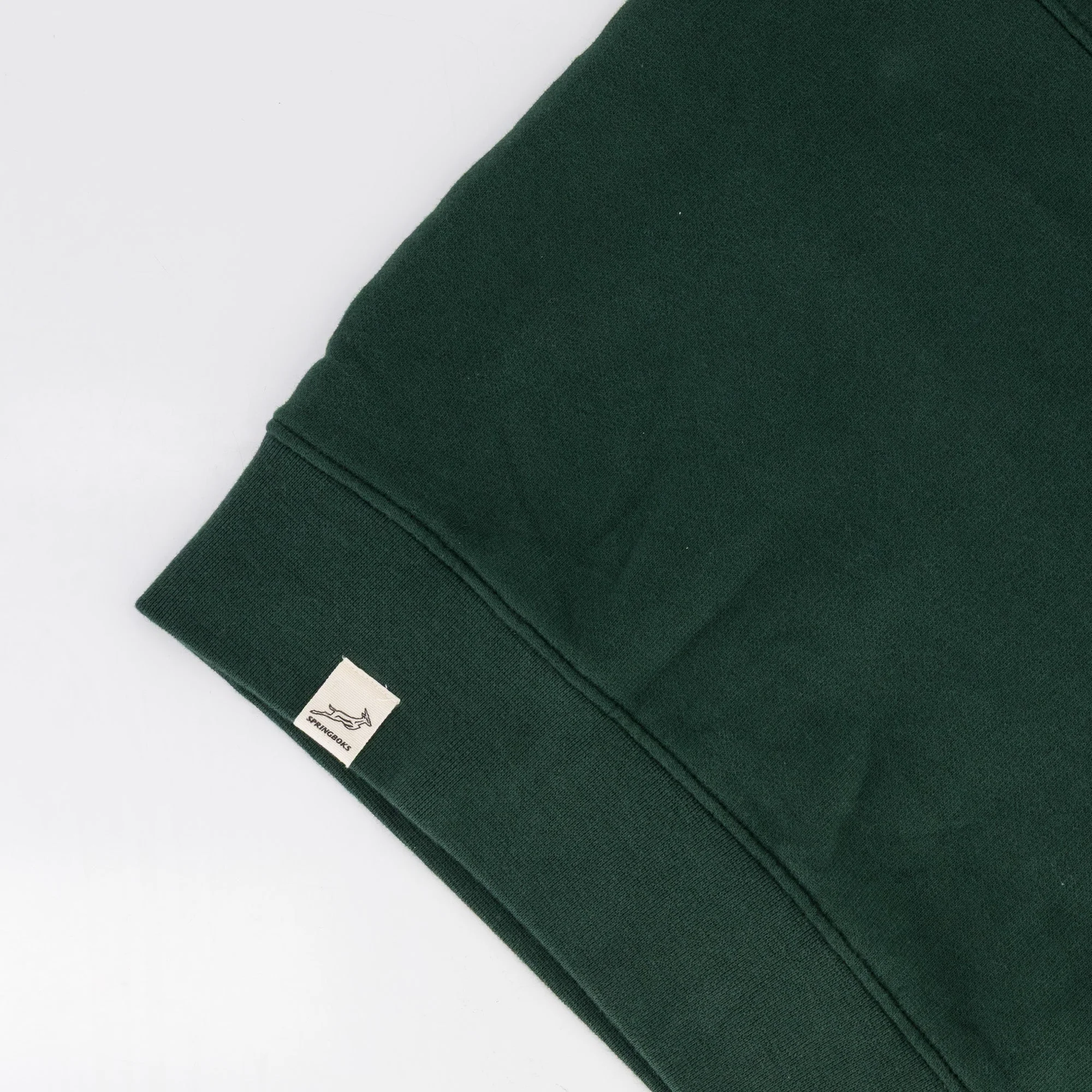 Springboks Twill SLV Quarter Zip Sweat - OS Green - Image 7