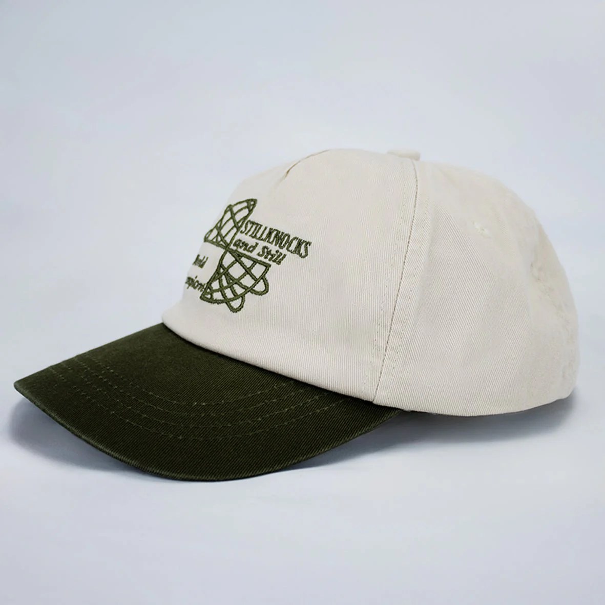 Stillknocks World Champ Two Tone Dad Cap-Ivory - Image 3